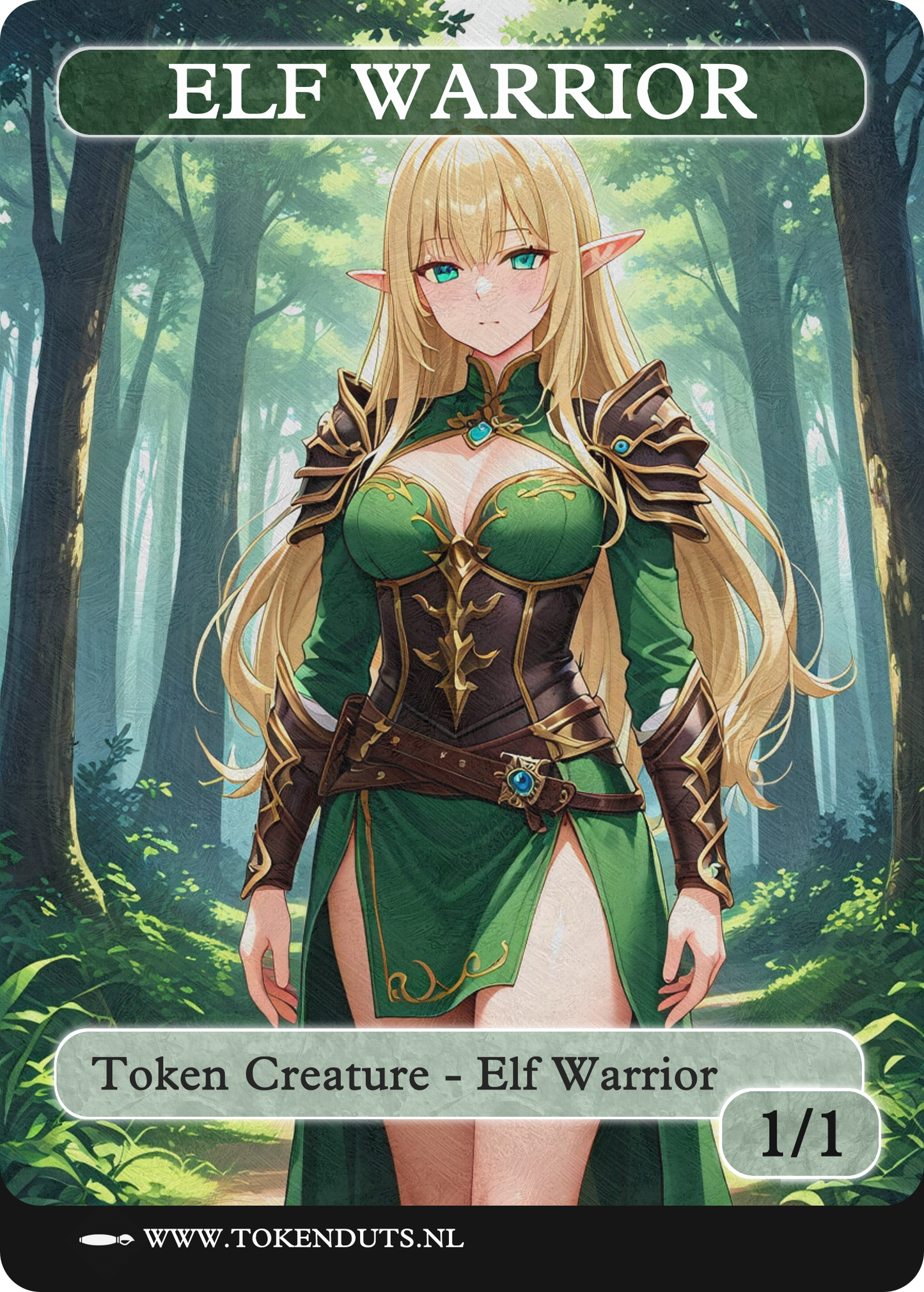 Elf Warrior Token